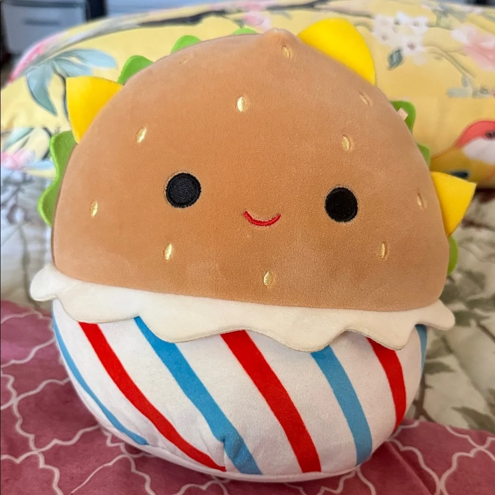 Squishmallows Pink and Green Plush Bird Toy
